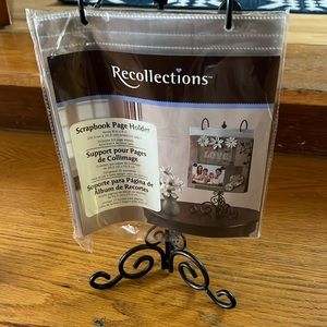 Recollections scrapbook page holder display, never used